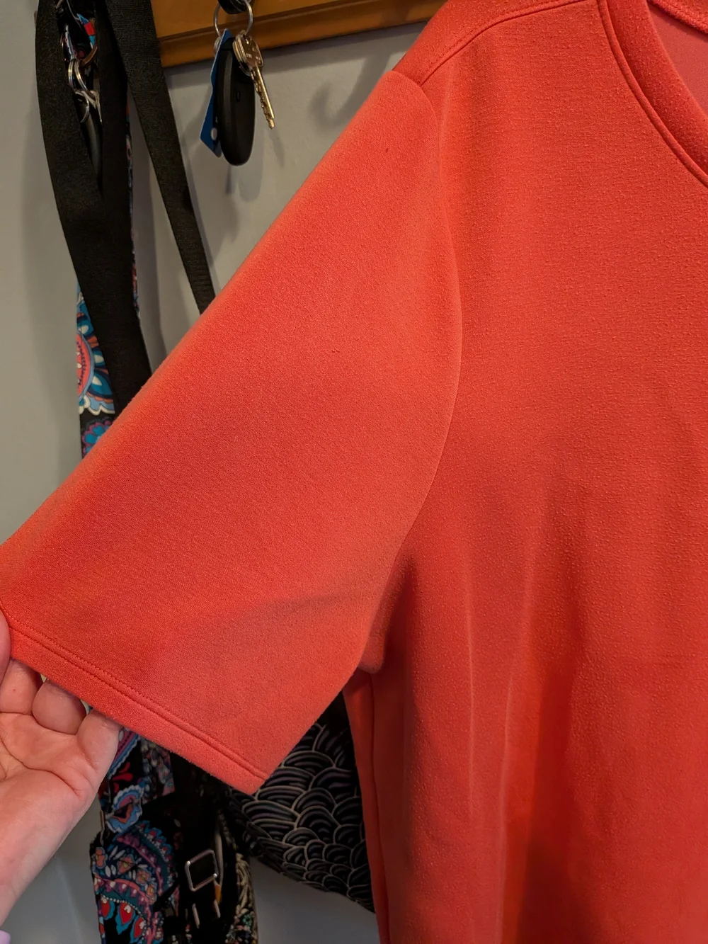 Lane Bryant Coral Short Sleeve Tee - Picture 3 of 4